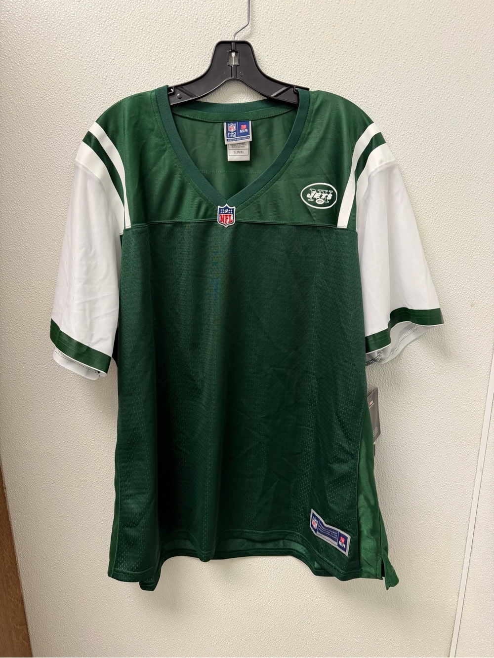 NFL New York Jets Green and White Football Jersey